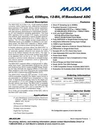 MAX12527ETK+TD Datasheet Cover