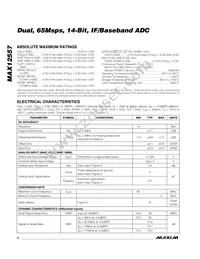 MAX12557ETK+TD Datasheet Page 2