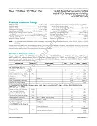 MAX1257BETM+T Datasheet Page 2
