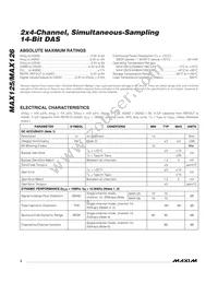 MAX126CCAX+TD Datasheet Page 2