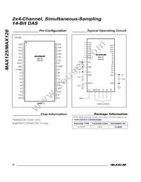 MAX126CCAX+TD Datasheet Page 14