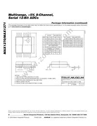 MAX1270AEAI/GG8 Datasheet Page 20