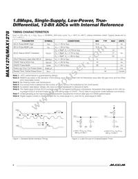 MAX1276CTC+T Datasheet Page 4