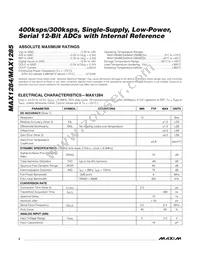 MAX1285BCSA-T Datasheet Page 2