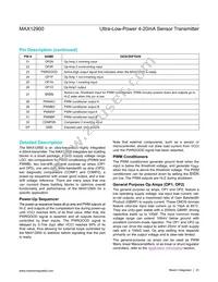 MAX12900ATJ+W Datasheet Page 23