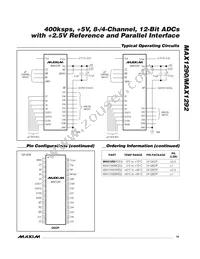MAX1290AEEI+T Datasheet Page 19