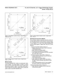 MAX1301BEUP+T Datasheet Page 22