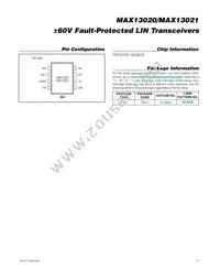 MAX13020ASA+T Datasheet Page 15