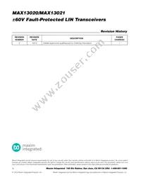 MAX13020ASA+T Datasheet Page 16