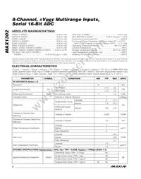 MAX1302BEUG+T Datasheet Page 2