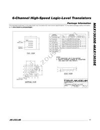 MAX13032EEBE+T Datasheet Page 17