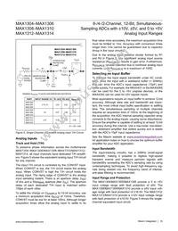 MAX1309ECM/V+T Datasheet Page 19