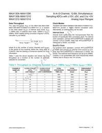 MAX1309ECM/V+T Datasheet Page 20