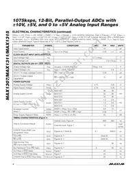 MAX1311ECM+T Datasheet Page 4