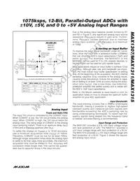 MAX1311ECM+T Datasheet Page 17