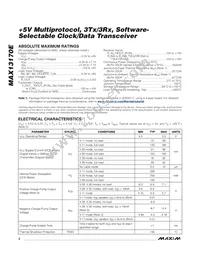 MAX13170ECAI+T Datasheet Page 2