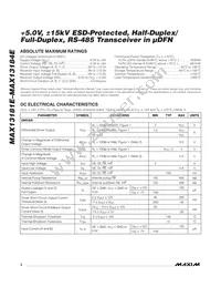 MAX13184EESD+T Datasheet Page 2