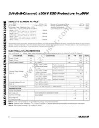 MAX13206EELA+T Datasheet Page 2