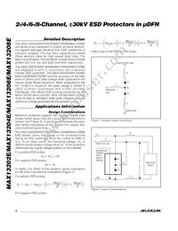 MAX13206EELA+T Datasheet Page 4