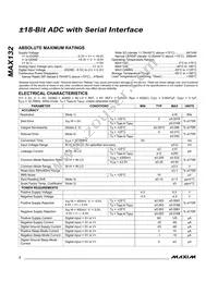MAX132CWG+TG002 Datasheet Page 2