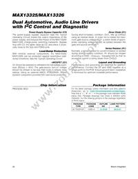 MAX13326GUI/V+ Datasheet Page 20