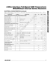 MAX13342EEBC+T Datasheet Page 3