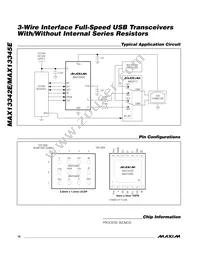 MAX13342EEBC+T Datasheet Page 16