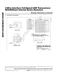 MAX13342EEBC+T Datasheet Page 18