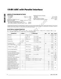 MAX135EWI+T Datasheet Page 2