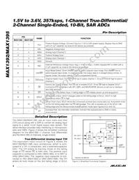 MAX1392ETB+T Datasheet Page 8