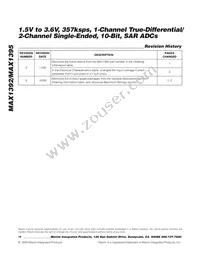 MAX1392ETB+T Datasheet Page 18