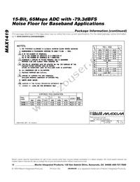 MAX1419ETN+TD Datasheet Page 18