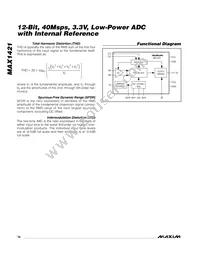 MAX1421ECM+TD Datasheet Page 16