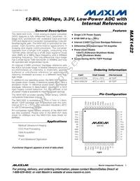 MAX1422CCM+TD Datasheet Cover