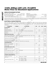 MAX1427ETN+TD Datasheet Page 2