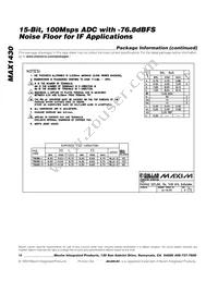 MAX1430ETN+TD Datasheet Page 18