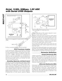 MAX1437ECQ+TD Datasheet Page 18