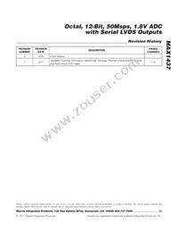 MAX1437ECQ+TD Datasheet Page 23