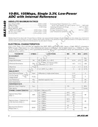 MAX1449EHJ+T Datasheet Page 2