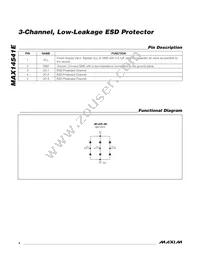 MAX14541EAXK+T Datasheet Page 4