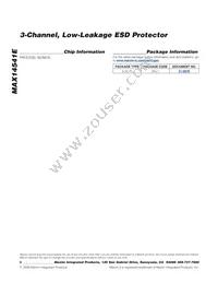 MAX14541EAXK+T Datasheet Page 8