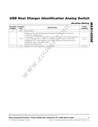 MAX14550EETB+T Datasheet Page 17