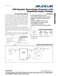 MAX14562EXT+T Datasheet Cover