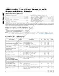 MAX14562EXT+T Datasheet Page 2