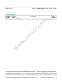 MAX14570EZT+T Datasheet Page 20