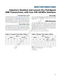 MAX14582EWC+T Datasheet Page 17