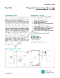 MAX14588ETE+ Datasheet Cover