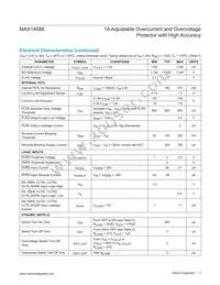 MAX14588ETE+ Datasheet Page 3