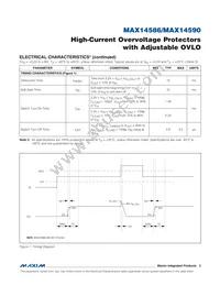 MAX14590ETA+T Datasheet Page 3