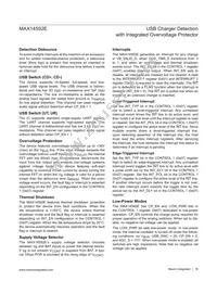 MAX14592EEWE+T Datasheet Page 18